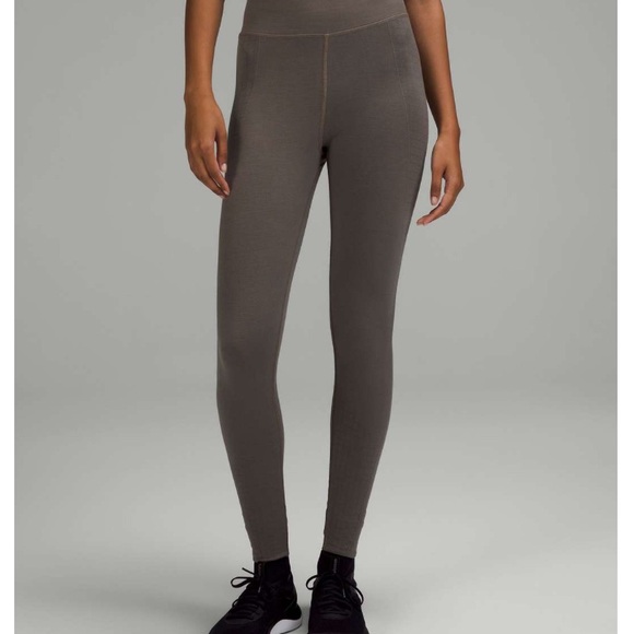 lululemon athletica Pants - Lululemon Lab Seamlesss Wool-blend Tight sz8